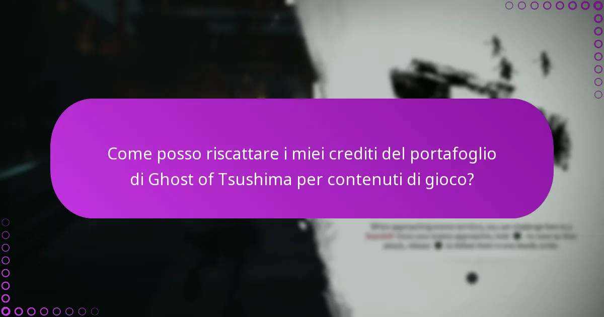 Come posso controllare il mio saldo del portafoglio per Ghost of Tsushima?