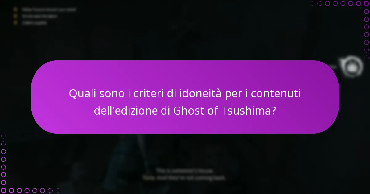 Quali sono i problemi comuni con la richiesta di contenuti dell’edizione di Ghost of Tsushima?
